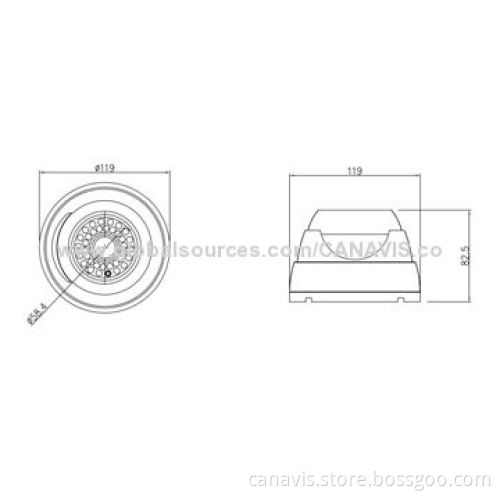 Indoor Dome Camera, 1/3-inch Sony Super HAD CCD II, 1/3-inch Sony Ex-view HAD CCD II Image Sensor